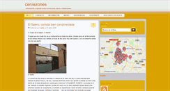 Desktop Screenshot of cervezones.com