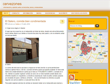 Tablet Screenshot of cervezones.com